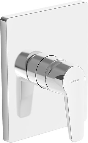 Hansa Funktionseinheit mit Dekorset Brausearmatur Hansapolo 8061 chrom, 80619093