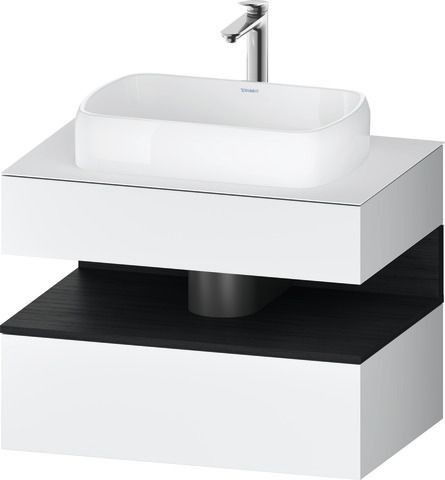 Duravit Qatego Konsolenwaschtischunterbau wandhängend Weiß Matt 800x550x600 mm - QA4730016180010
