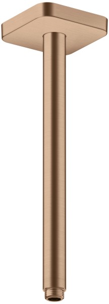 Hansgrohe Decken-Anschlussstück Axor DN15 300mm softsquare, brushed red gold, 26966310