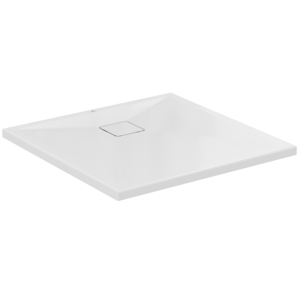 Ideal Standard Quadrat-Brausewanne Ultra Flat Evo 800x800x35mm Weiß Alpin, T542601