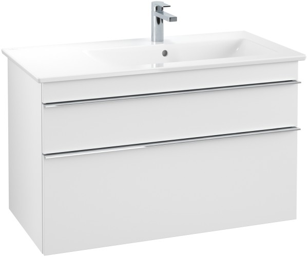 Villeroy & Boch Waschtischunterschrank Venticello A92801MS, B:953, H:590, T:502mm, Weiß Matt