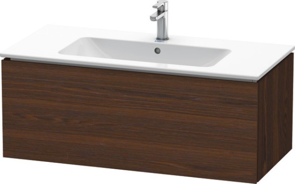 Duravit L-Cube Waschtischunterbau wandhängend Nussbaum gebürstet Matt 1020x481x400 mm - LC614206969