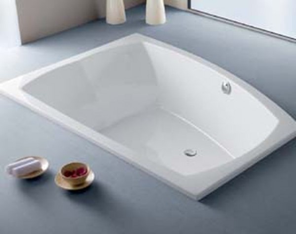 Hoesch Badewanne Largo asymmetrisch 1800x1300