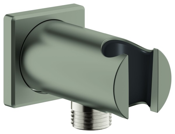 GROHE Wandanschlussbogen Rainshower 26659 eckige Rosette satin steel, 26659MS0