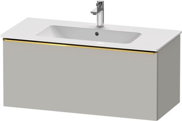 Duravit D-Neo Waschtischunterbau wandhängend Betongrau Matt 1010x462x440 mm - DE4263034070000