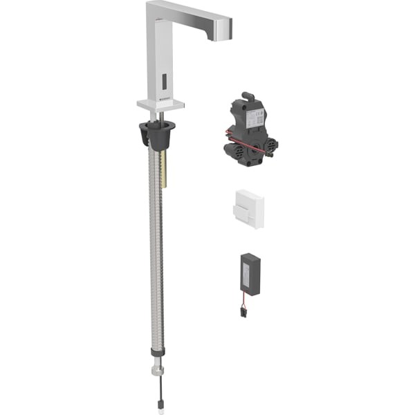 Geberit Waschtischarmatur Brenta Standmontage mit UP-Funktionseinh. Batt. mit Mischer, 116194211