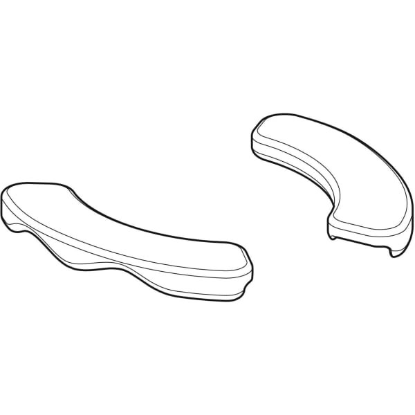 Geberit Geberit Set Sitzauflagen für WC rot, 572930000