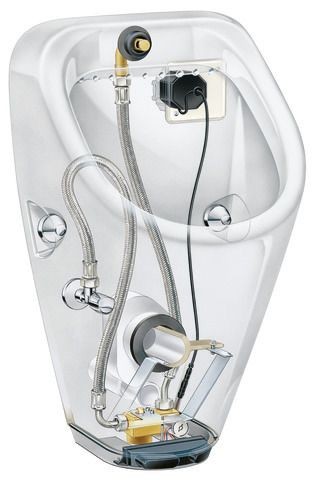 Duravit Elektronisches Urinal Weiß Hochglanz - 08303700001