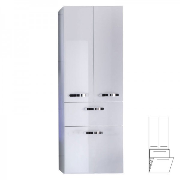 Pelipal Universelle Beimöbel Pelipal Hochschrank HCW026033, B:600, H:1680, T:330mm