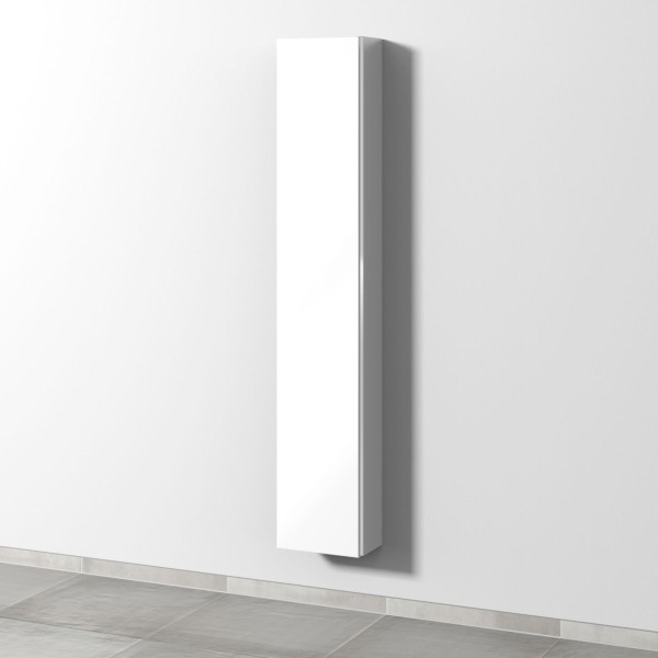 Sanipa 3way Hochschrank mit 1 Tür, Weiß-Glanz