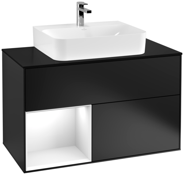 Villeroy & Boch Waschtischunterschrank Finion F11 1000x603x501mm WT mittig, F112GFPD