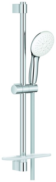 GROHE Brausestangenset Tempesta 110 27600_3 600mm 3 Strahl Ablage WS chrom, 27600003