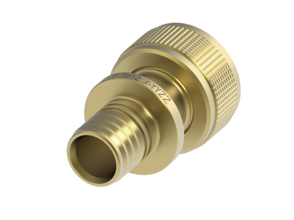 Tece flex Schnelladapter gerade, Dim. 16 x 1/2", Si-Bronze, 708630