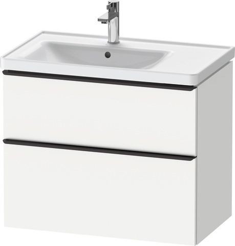 Duravit D-Neo Waschtischunterbau wandhängend Weiß Matt 784x452x625 mm - DE43570BD180000