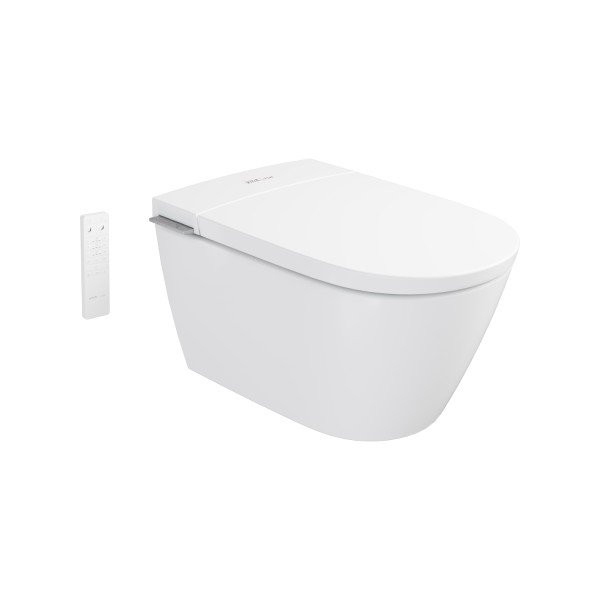 VitrA V-Care 3.0 Prime Dusch-Wand-WC mit Vortex-Spülung ohne Spülrand 38 x 60 x 41 cm,7777B403-6399