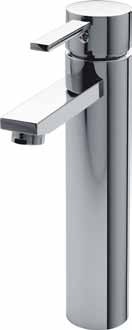 KAJA-B-Quadrat Wascht., erhöhter Auslauf 210 mm, Ausladung 120 mm, chrom