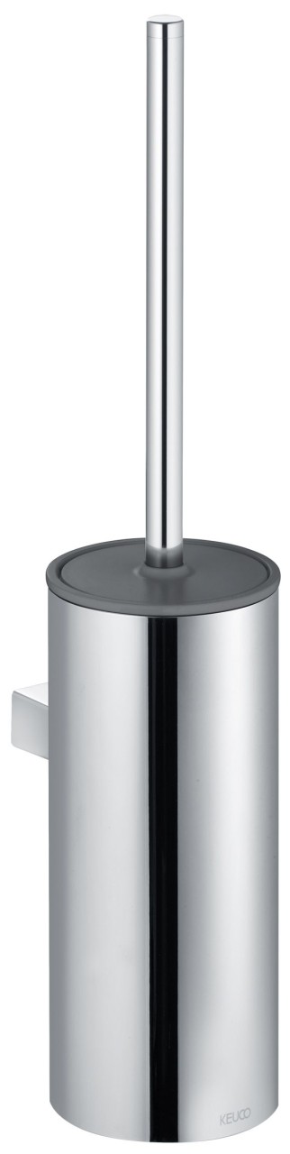 Keuco Toilettenbürstengarnitur Coll. Moll, 12769, Wandmodell, verchromt/anthrazit 12769010101