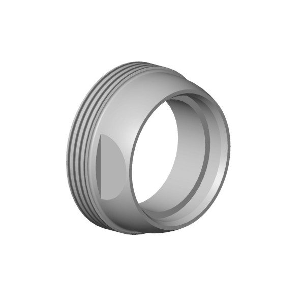 Dornbracht Befestigung Ersatzteile 092404141 D. 40 x 18 mm Dark Platinum gebürstet