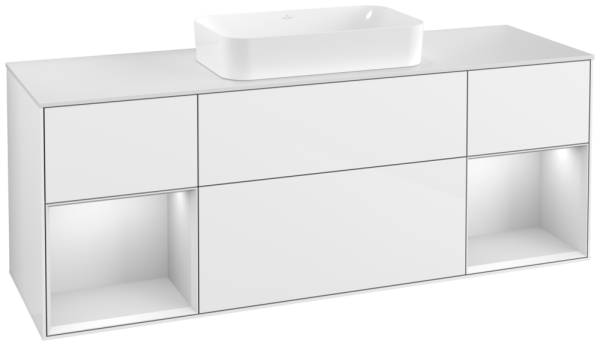 Villeroy & Boch Waschtischunterschrank Finion F33 1600x603x501mm WT mittig, F331MTGF