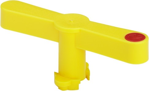 Viega Griff 4988.92, aus Kunststoff gelb