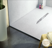 Fiora Silex Privilege Fiora Silex Privilege Duschwanne, Breite 100 cm, Länge 180 cm, Farbe: Nature weiss