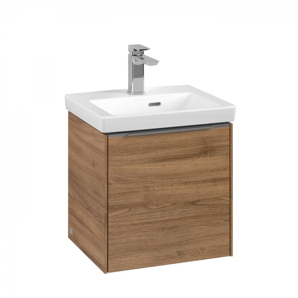 Villeroy & Boch Subway 3.0 Waschbeckenunterschrank, 1 Tür, 423 x 432 x 361,5 mm, Kansas Oak / Kansas