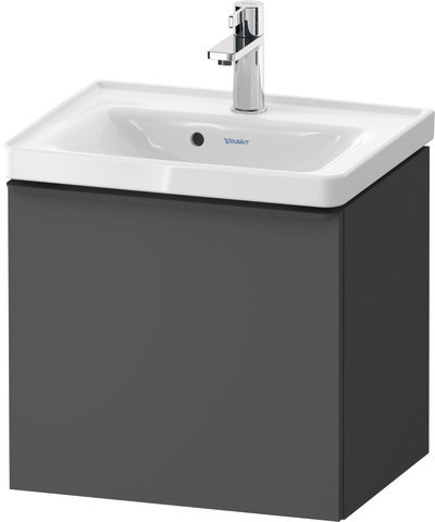 Duravit D-Neo Waschtischunterbau wandhängend Graphit Matt 484x372x440 mm - DE42480BD490000