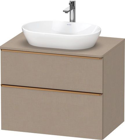 Duravit D-Neo Konsolenwaschtischunterbau wandhängend Leinen Matt 800x550x664 mm - DE4967004750000