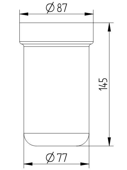 AVENARIUS Ersatzglas für Bürstengarnitur