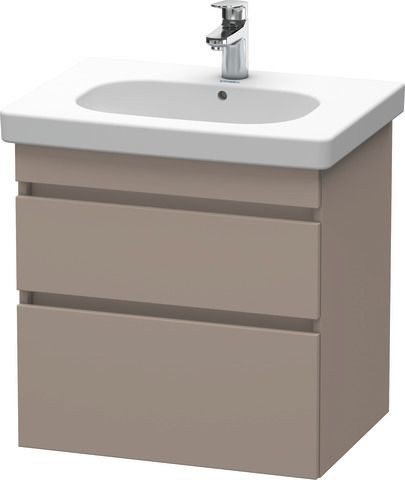 Duravit DuraStyle Waschtischunterbau wandhängend Basalt Matt 600x453x610 mm - DS648304343