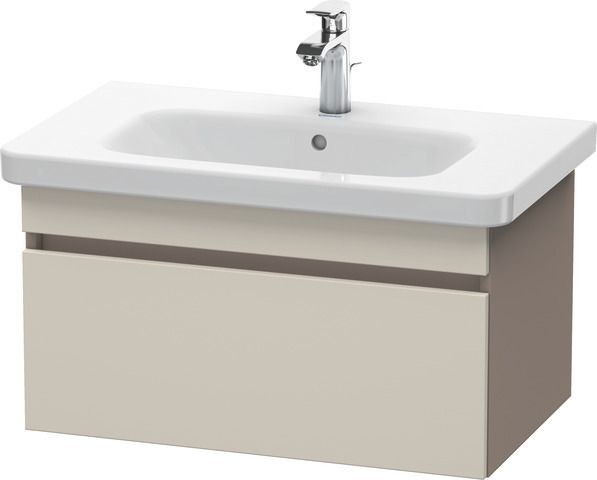 Duravit DuraStyle Waschtischunterbau wandhängend Taupe & Basalt Matt 730x448x398 mm - DS638109143