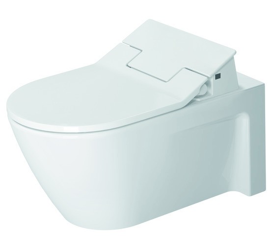 Duravit Starck 2 Wand WC für Dusch-WC Sitz Weiß Hochglanz 375x620x335 mm - 2533590000