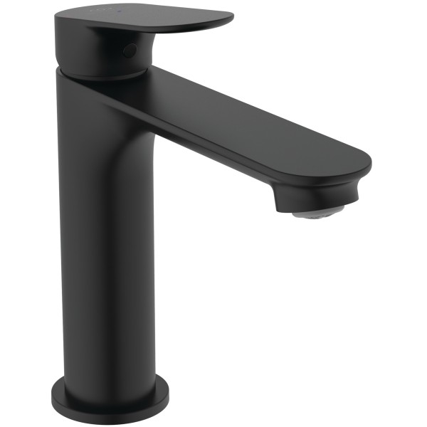 Ideal Standard Waschtisch-Armatur H120 CeralifeO Ausladung 135mm mit Push-Open Ventil BlueStart Silk