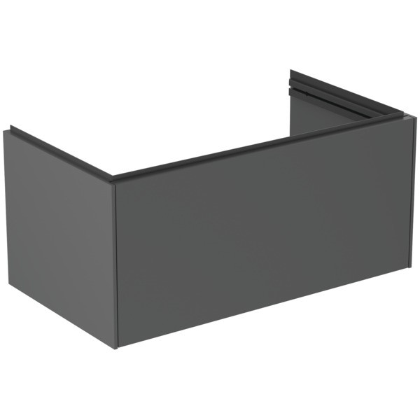 Ideal Standard Möbelwaschtischunterschrank Conca 800 mm 1 Auszug Anthrazit matt, T5573Y2
