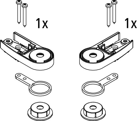 KERMI EBDI026 Set Lager oben, 2534998