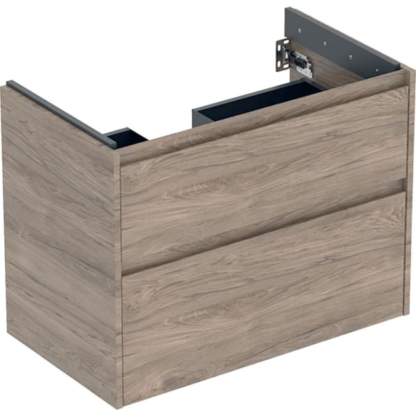 Geberit Renova Plan Unterschrank für Waschtisch, mit zwei Schubladen: 79.4x60.6x44.6cm, 504030JR1