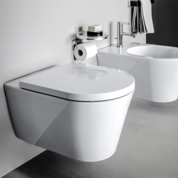 LAUFEN Wand-Tiefspül-WC Kartell 545x370, spülrandlos, weiss glänzend mit LCC, H8203374000001