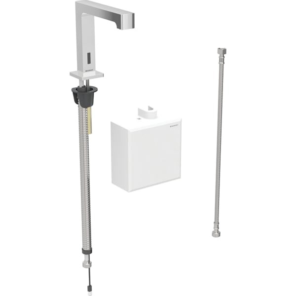 Geberit Waschtischarmatur Brenta Standmontage mit AP-Funktionseinh. Batt. o. Mischer, 116173211