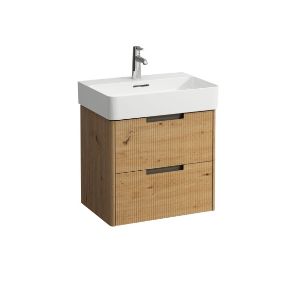 LAUFEN Waschtischunterschrank JUNA 400x521x515 2 Schubl m. Griffmulde f.WT H810283 wildeiche, H41159