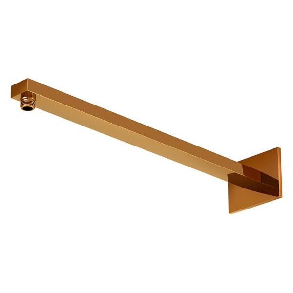Steinberg Serie 120 Brausearm - Wandmontage 400mm, mit verstärkter Wandhalterung , Rose Gold zu 120