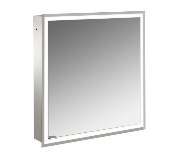 emco LED-Lichtspiegelschrank prime Facelift Unterputz, 600 mm, 1-türig, IP 20 Türanschlag rechts, Rü