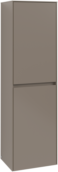 Villeroy & Boch Hochschrank Collaro 454x1538x347mm 2 Türen A:li Volcano Black