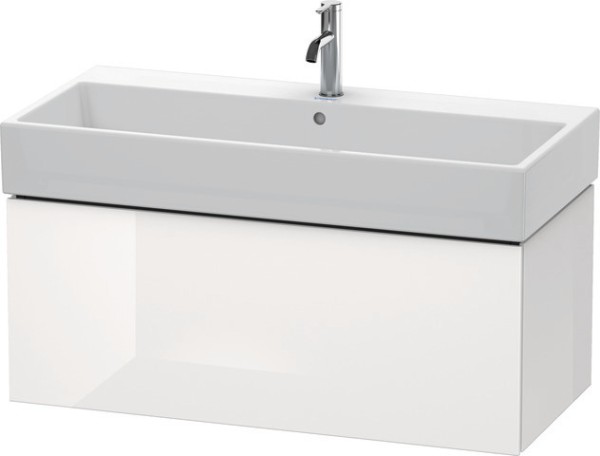 Duravit L-Cube Waschtischunterbau wandhängend Weiß Hochglanz 984x459x394 mm - LC617802222