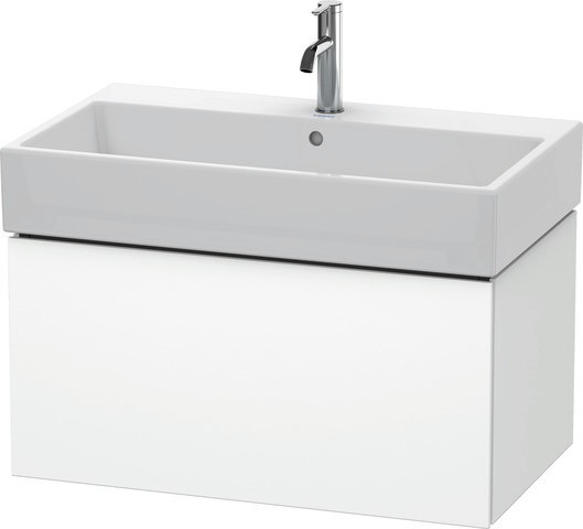 Duravit L-Cube Waschtischunterbau wandhängend Weiß Matt 784x459x394 mm - LC617701818