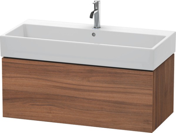 Duravit L-Cube Waschtischunterbau wandhängend Nussbaum Matt 984x459x394 mm - LC617807979