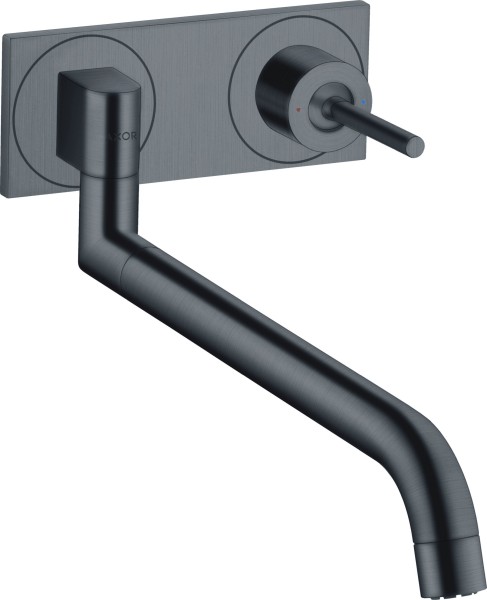 Hansgrohe Spültischmischer Unterputz Axor Uno 2 Brushed Black Chrome