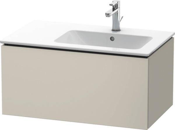Duravit L-Cube Waschtischunterbau wandhängend Taupe Matt 820x481x400 mm - LC614109191