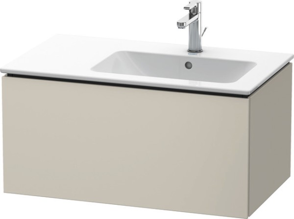 Duravit L-Cube Waschtischunterbau wandhängend Taupe Matt 820x481x400 mm - LC6141091910A00