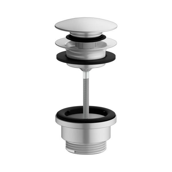 Keuco Ablaufgarnitur Armaturenzubehör 59902 Push-Open, Aluminium-finish, 59902170000