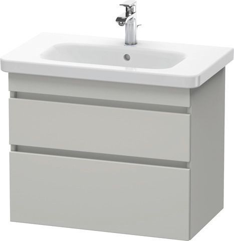 Duravit DuraStyle Waschtischunterbau wandhängend Betongrau Matt 730x448x610 mm - DS648100707